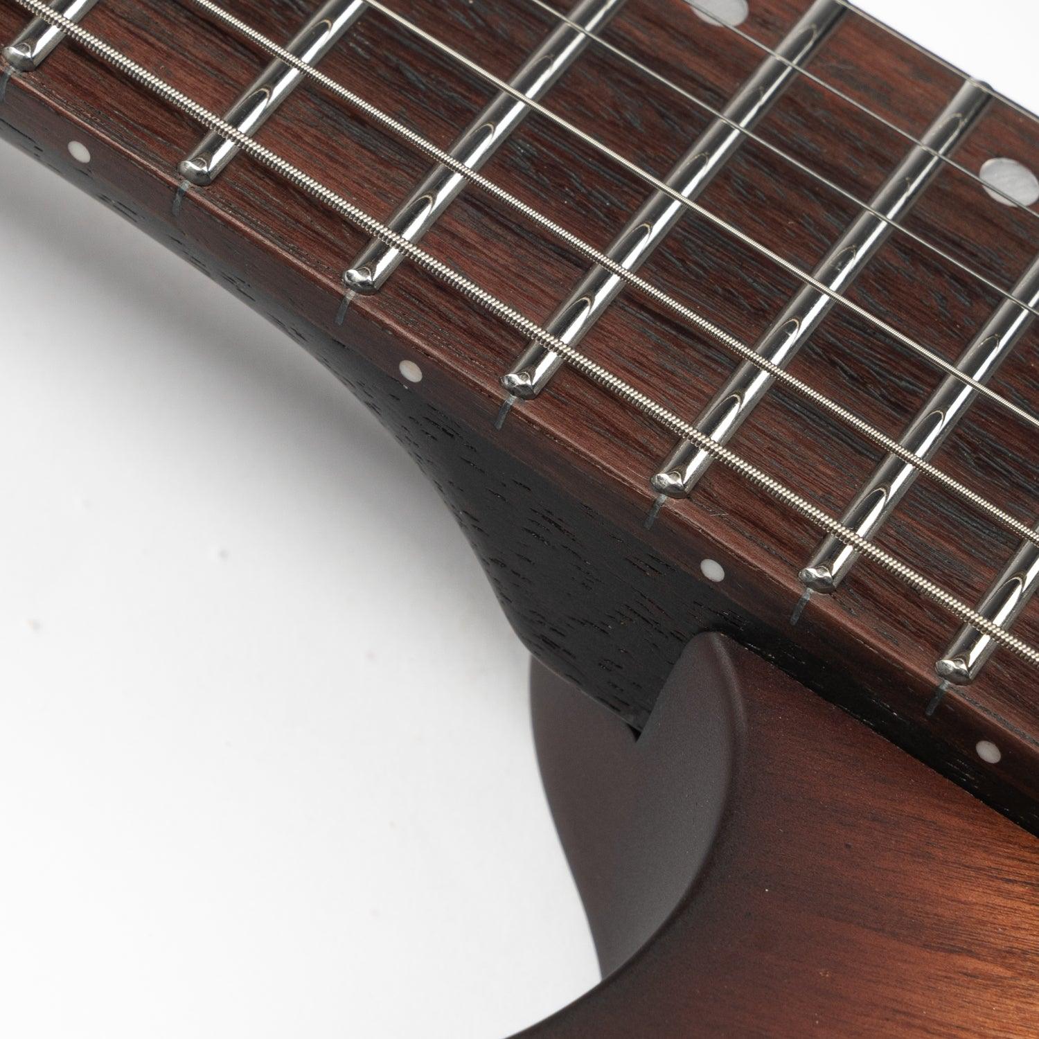 mmexport1720622971361_1 Eart Guitars, EX-H6-ULTRA 6 Strings Tremolo Electric Guitar, Roasted Bookmatch Mahogany+Poplar Burl Body, Honey Burst