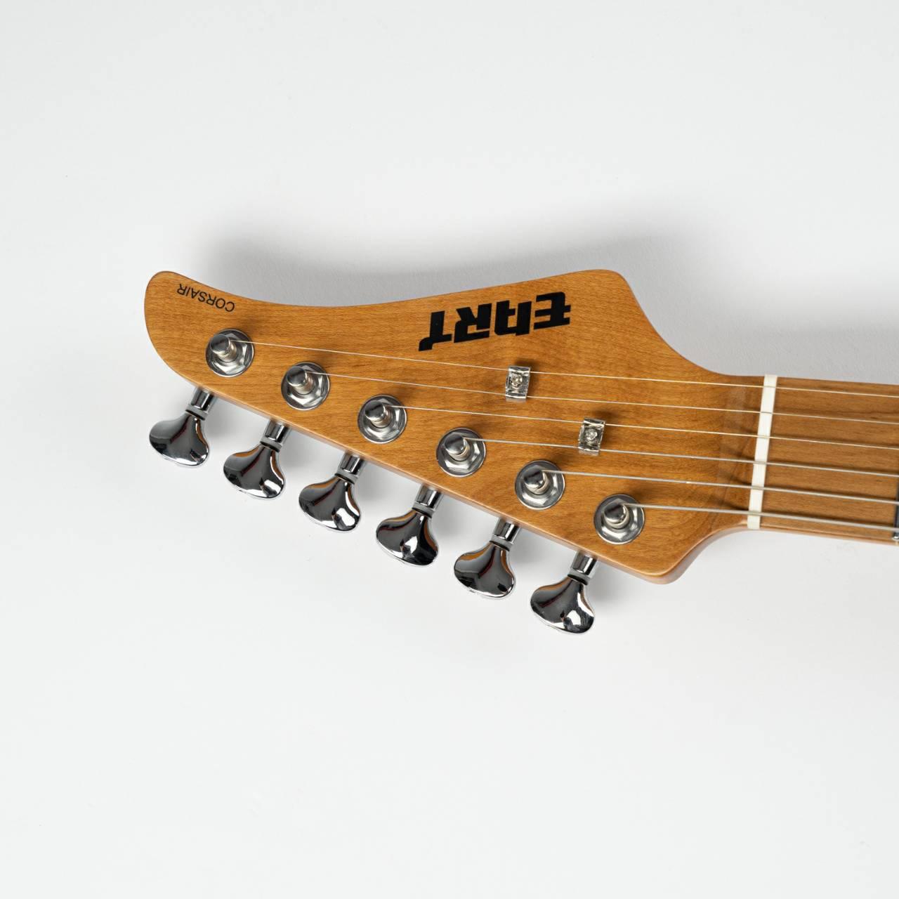nk-c1-blue_headstock_front Eart Guitars, NK-C1(N), T Model Single Coil Pickups, 3-saddle Bridge Electric Guitar, Blue