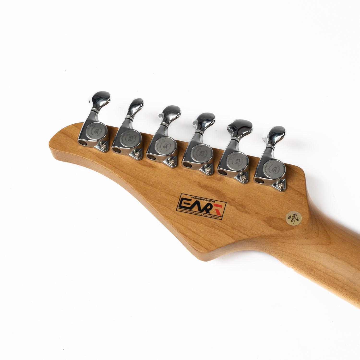 nk-vs60_blue_headstock_back Eart Guitars, NK-VS60, 2-Point Synchronized Tremolo Bridge Alnico V Pickups Classic Electric Guitars, Pearl blue