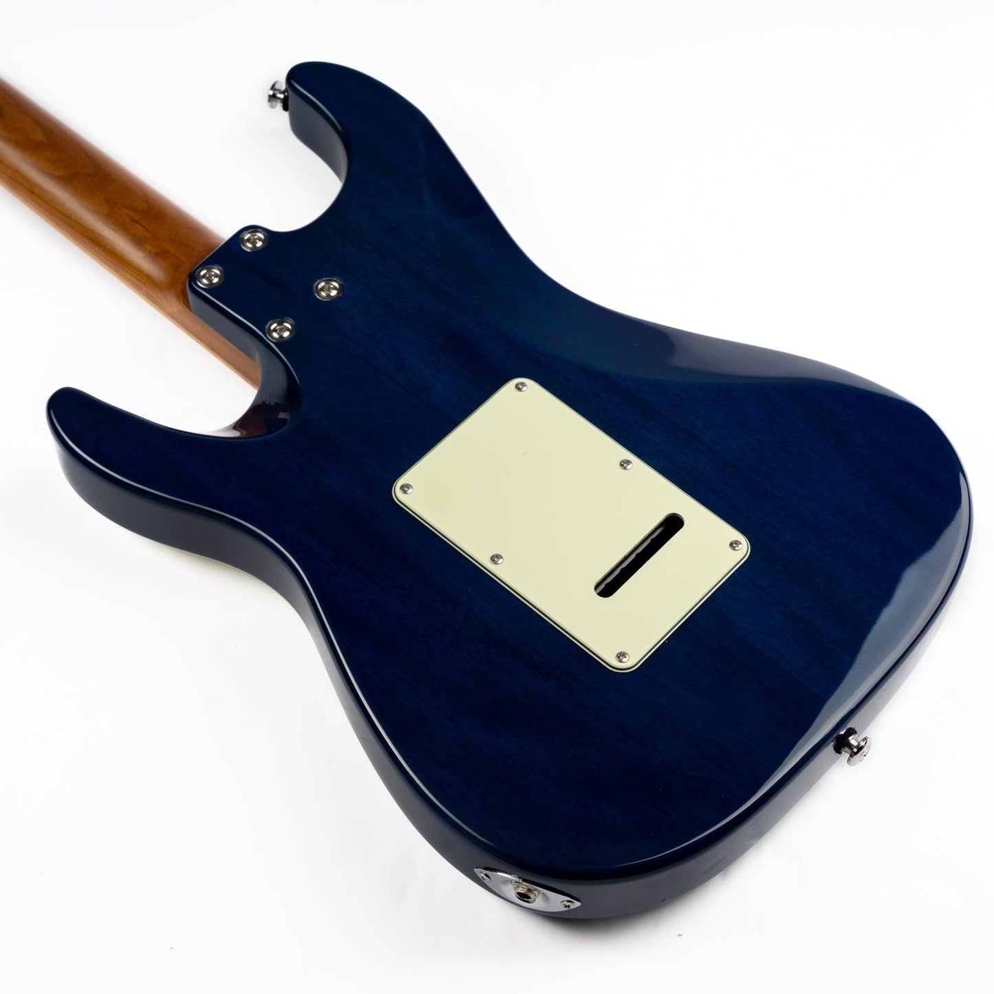 nk_c3_blue_body_back Eart Guitars, NK-C3N, 5-Way Switch,1 Tone,1 Volume SSH Pickups Tremolo Bridge Electric Guitar, Blue