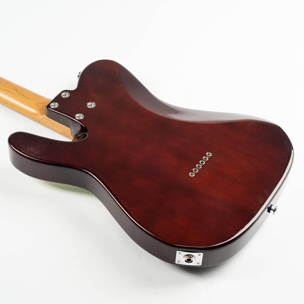 nkc1_brown_body_back Eart Guitars, NK-C1(N), Single Coil Pickups, 3-saddle Bridge Electric Guitar, Brown