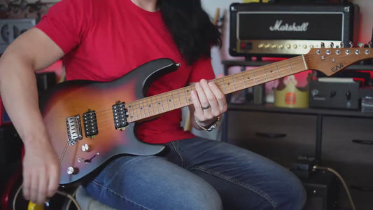 EART Guitars, EYP-Omni24, 6 String Metal Solid Body, The First Electric Guitar for Beginners