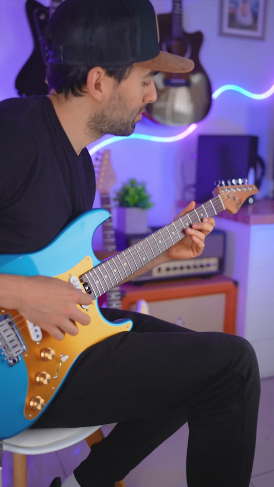 EART Guitars, Rocking-65, Electric Guitar, Roasted Maple Neck, Modern 2-Point Synchronized Tremolo