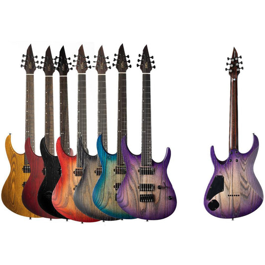 008 Eart Guitars, H6-PRO, Ash Body Wenge Neck Metal Electric Guitars