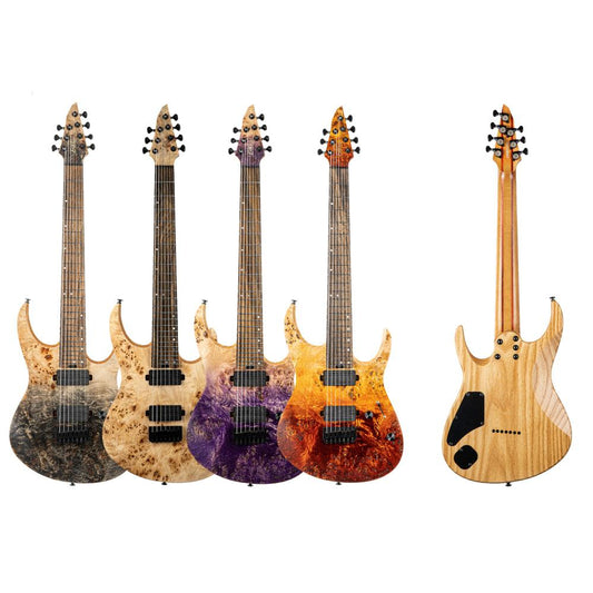 98 Eart Guitars, H7S Model, Heavy Metal 7 Strings Electric Guitars