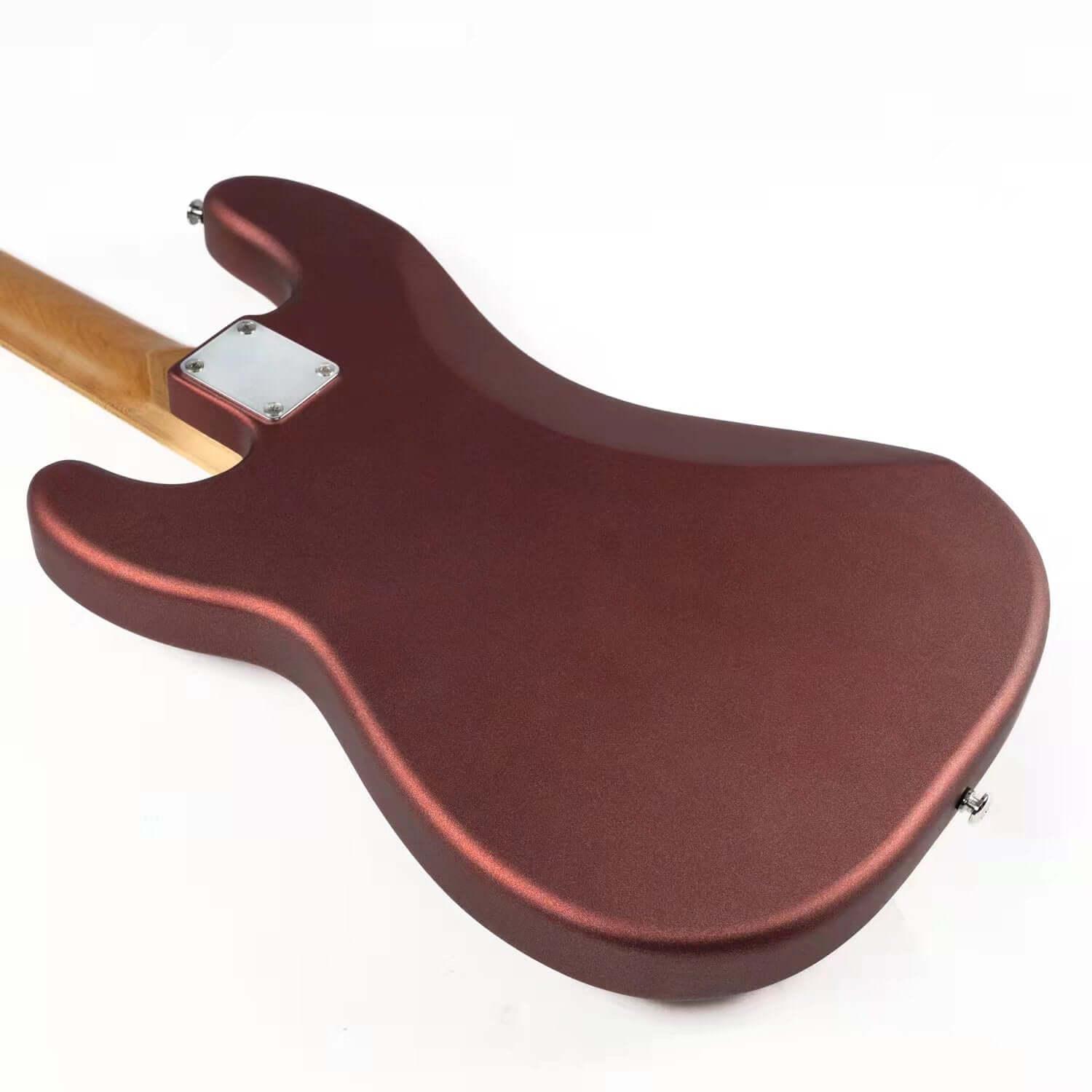 EART_bass_B-10_body_back Eart Guitars, B-10, Roasted Maple Neck Mahogany Body 4 Strings Bass Guitars