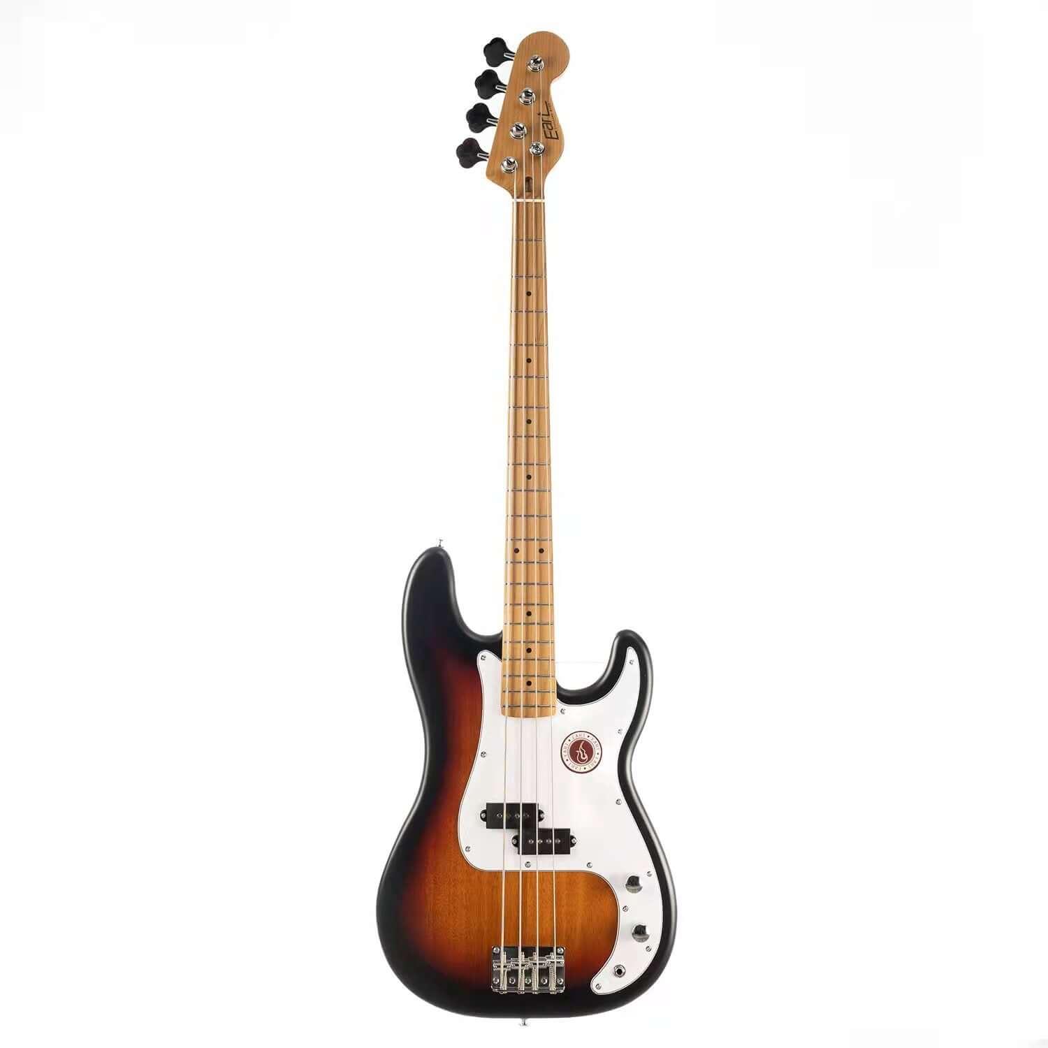 EART_bass_B-10_sunburst Eart Guitars, B-10, Roasted Maple Neck Mahogany Body 4 Strings Bass Guitars