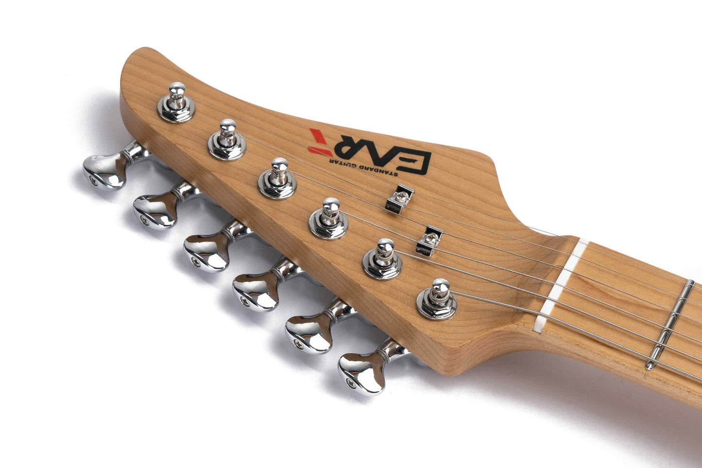 EART_electric_guitar_E-3S_headstock_front Eart Guitars, E-3S, Modern HH Pickups Roasted Mahogany Electric Guitars