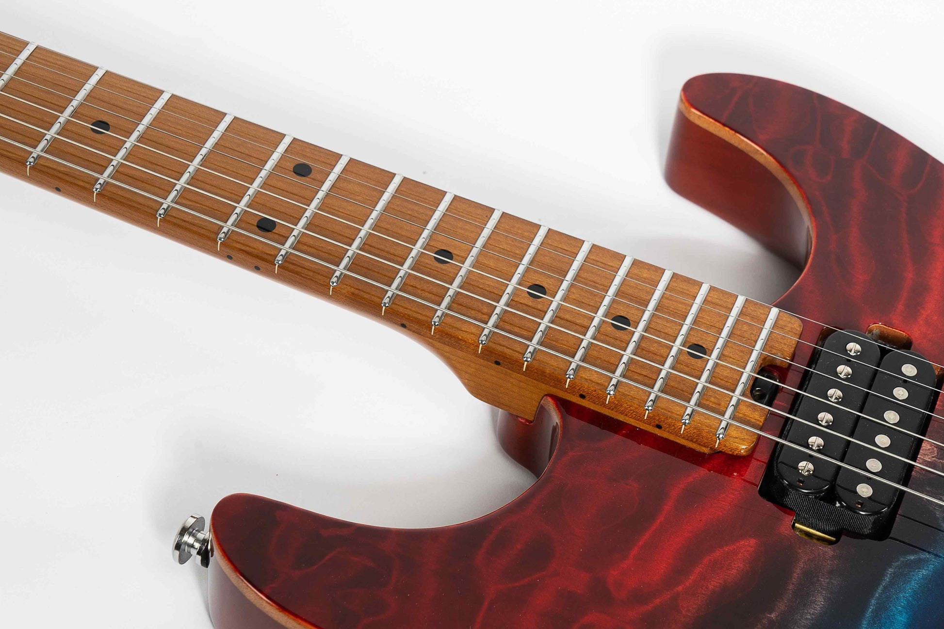 EART_electric_guitar_E-3S_neck Eart Guitars, E-3S, Modern HH Pickups Roasted Mahogany Electric Guitars