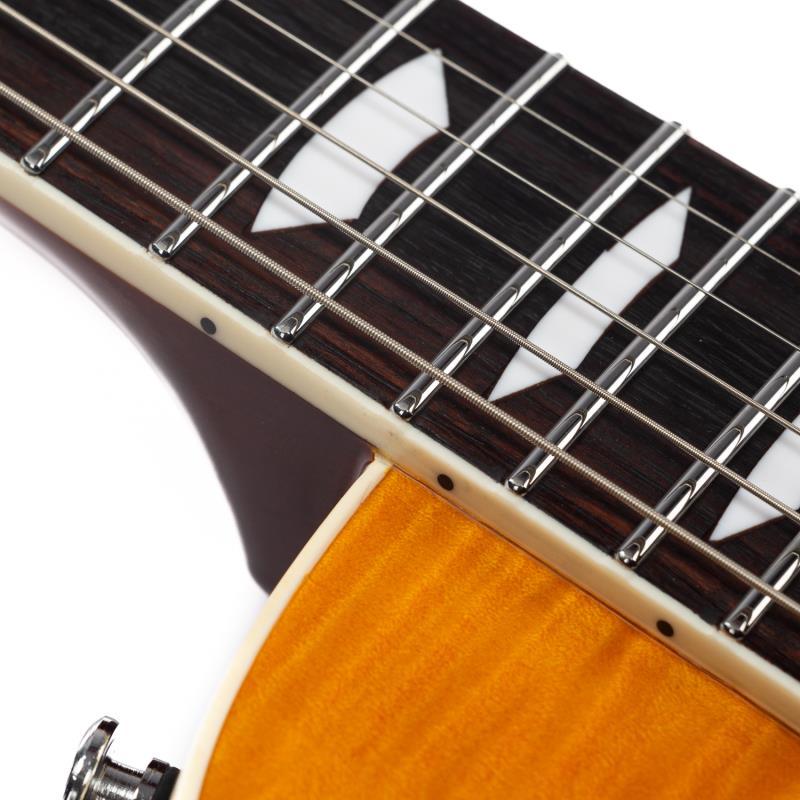 EART_electric_guitar_EGLP-620_fan_inlay_neck Eart Guitars, EGLP-620, Upgrade Flame Maple Top Standard Electric Guitars
