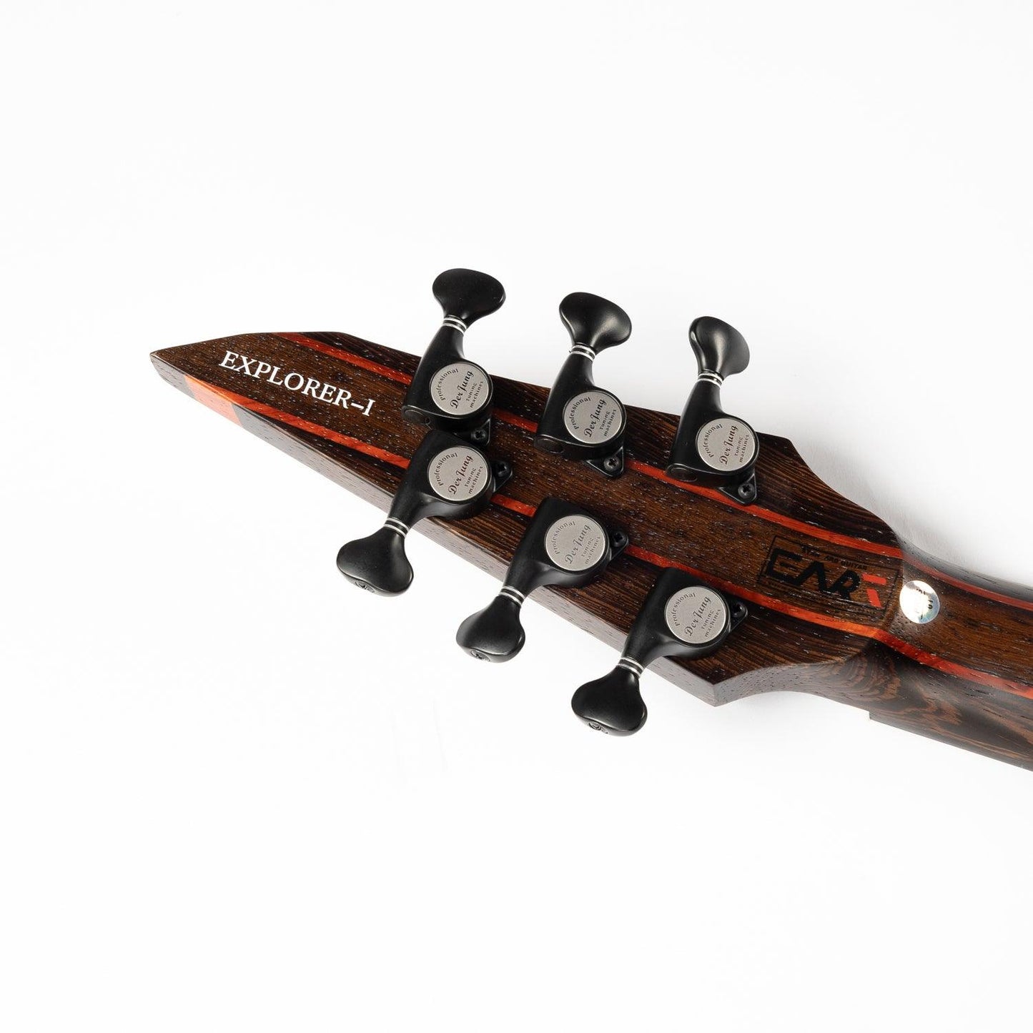 EART_electric_guitar_H6PRO_headstock_back Eart Guitars, H6-PRO, Ash Body Wenge Neck Metal Electric Guitars