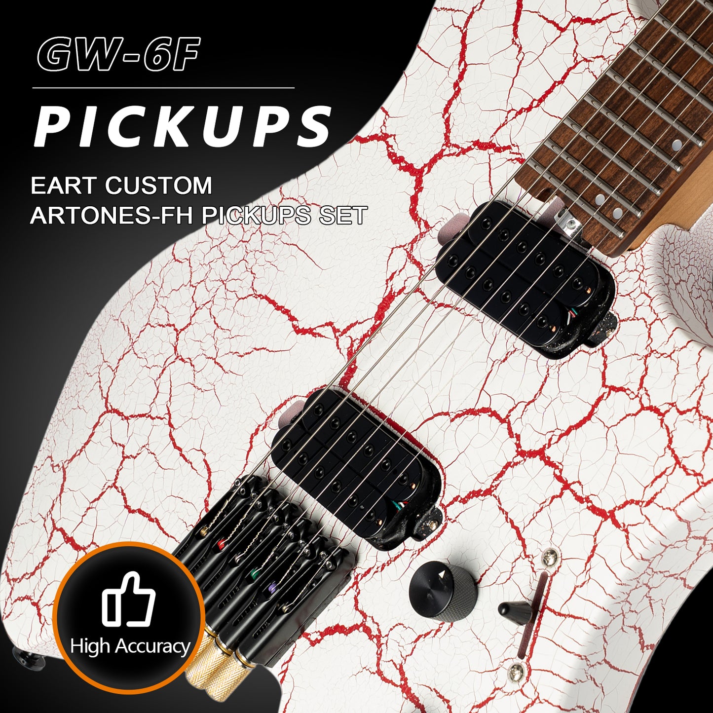4_574e069a-47e3-4bd7-8be6-bc609cb3a5b5 Eart Guitars, GW-6F, 6 Strings, 3-Way Switch,1 Tone,1 Volume Fixed Bridge Headless Electric Guitar