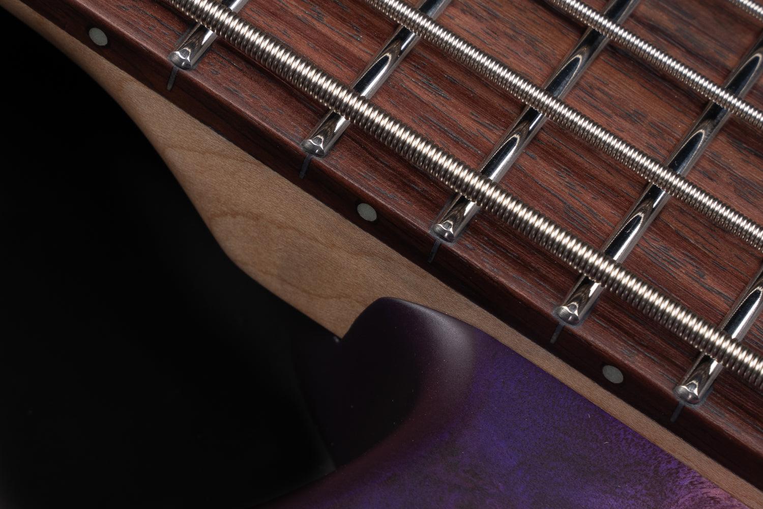2755fd710f1d6da1c22a878c3bc6e5ce_origin_1 Eart Guitars, BW-5, Roasted Bookmatch Mahogany Body 5 String Bass