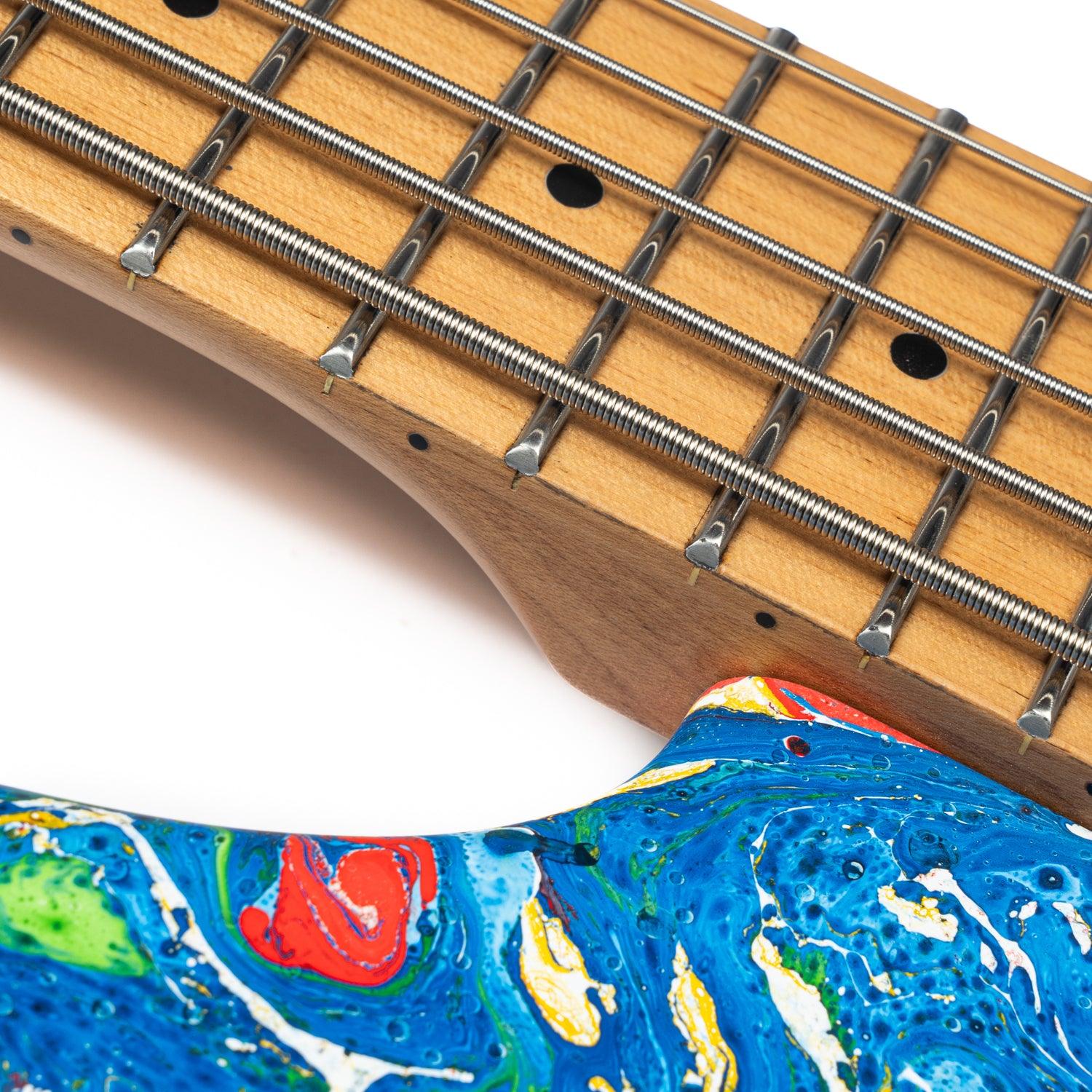 CLA-5B_neck_profile Eart Electric Guitars Bass Chinese Lacquer Art CLA-5B, 5 String Bass