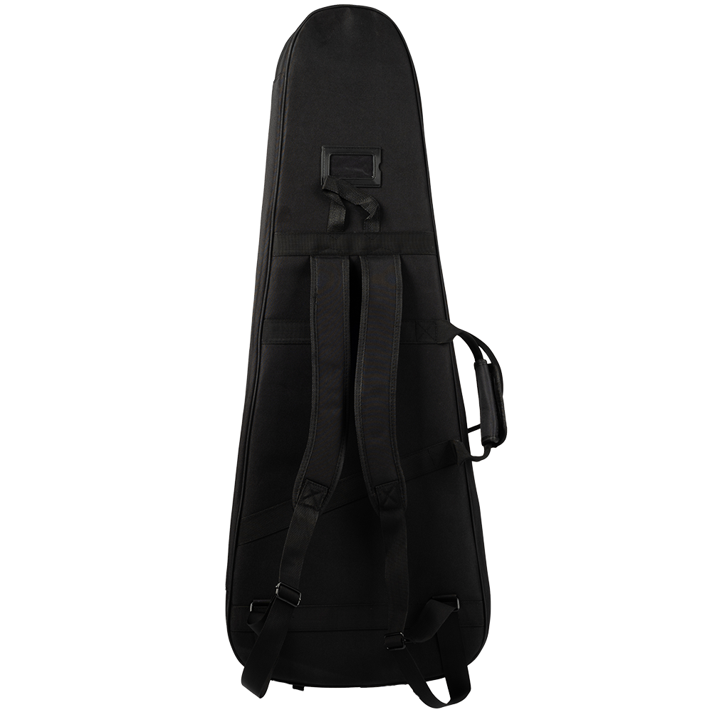 EART Gig Bag EHSG Bullet Case für Standard-E-Gitarren in voller Größe, Schwarz