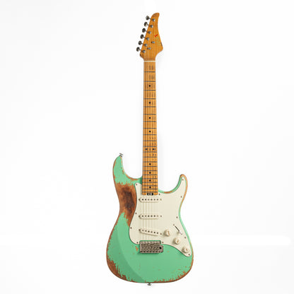 EART Guitars Vintage-VS60H maple fretboard green
