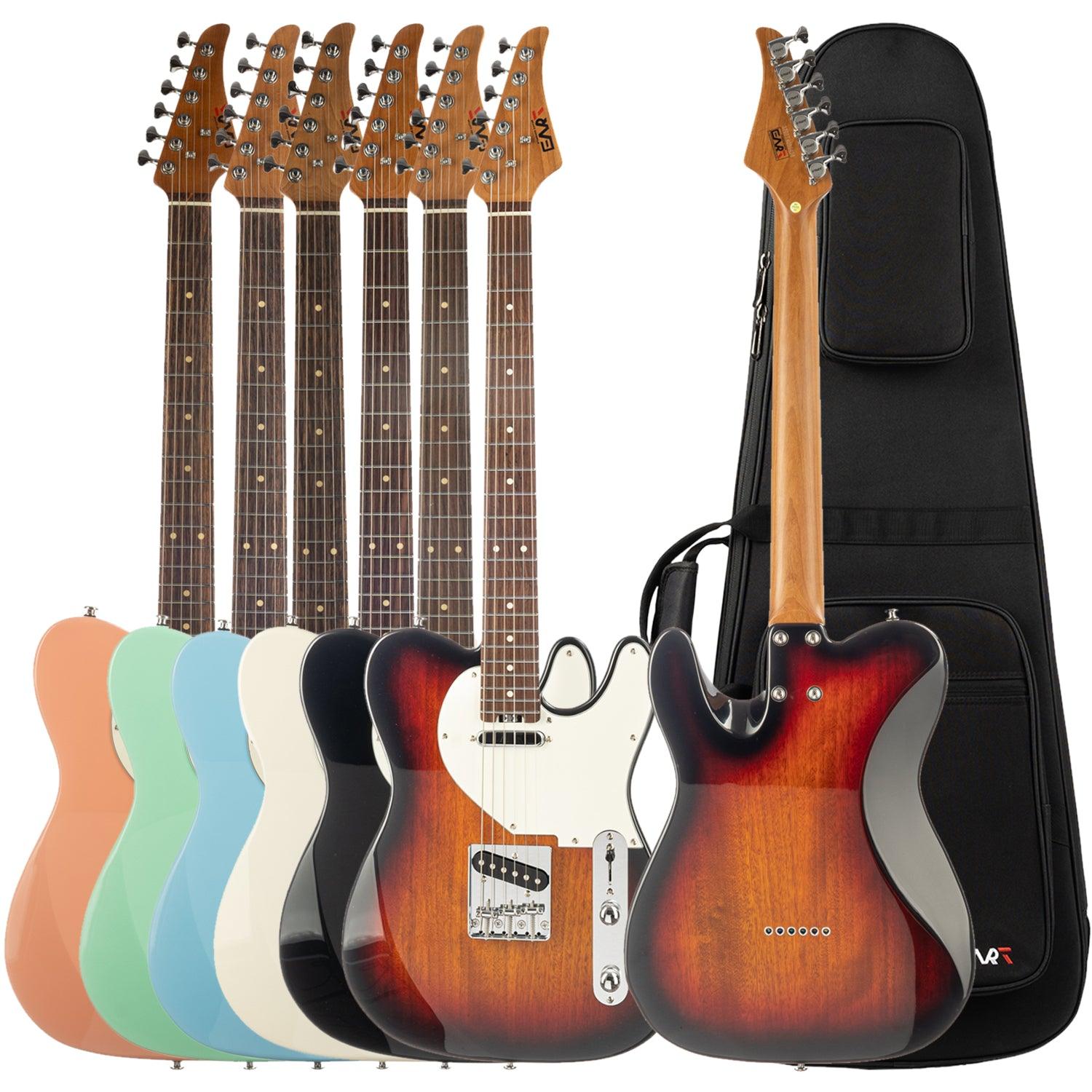 EYP-TLC_main_image EART Guitars, EYP-TLC, 3-Way Switch, 1 Tone, 1 Volume, Roasted Bookmatch Mahogany Body Electric Guitar
