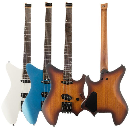 GW2T-SE_1_1 Eart Electric Guitars GW2T-SE, 6 String Headstockless Solid Headless Light Guitar
