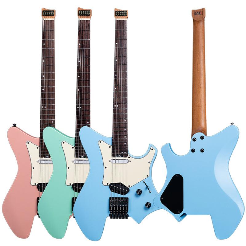 GW2TP-SE_main_image EART GW2TP-SE Lightweight Headless Electric Guitar – 24 Stainless Steel Frets & Compound Radius Fingerboard