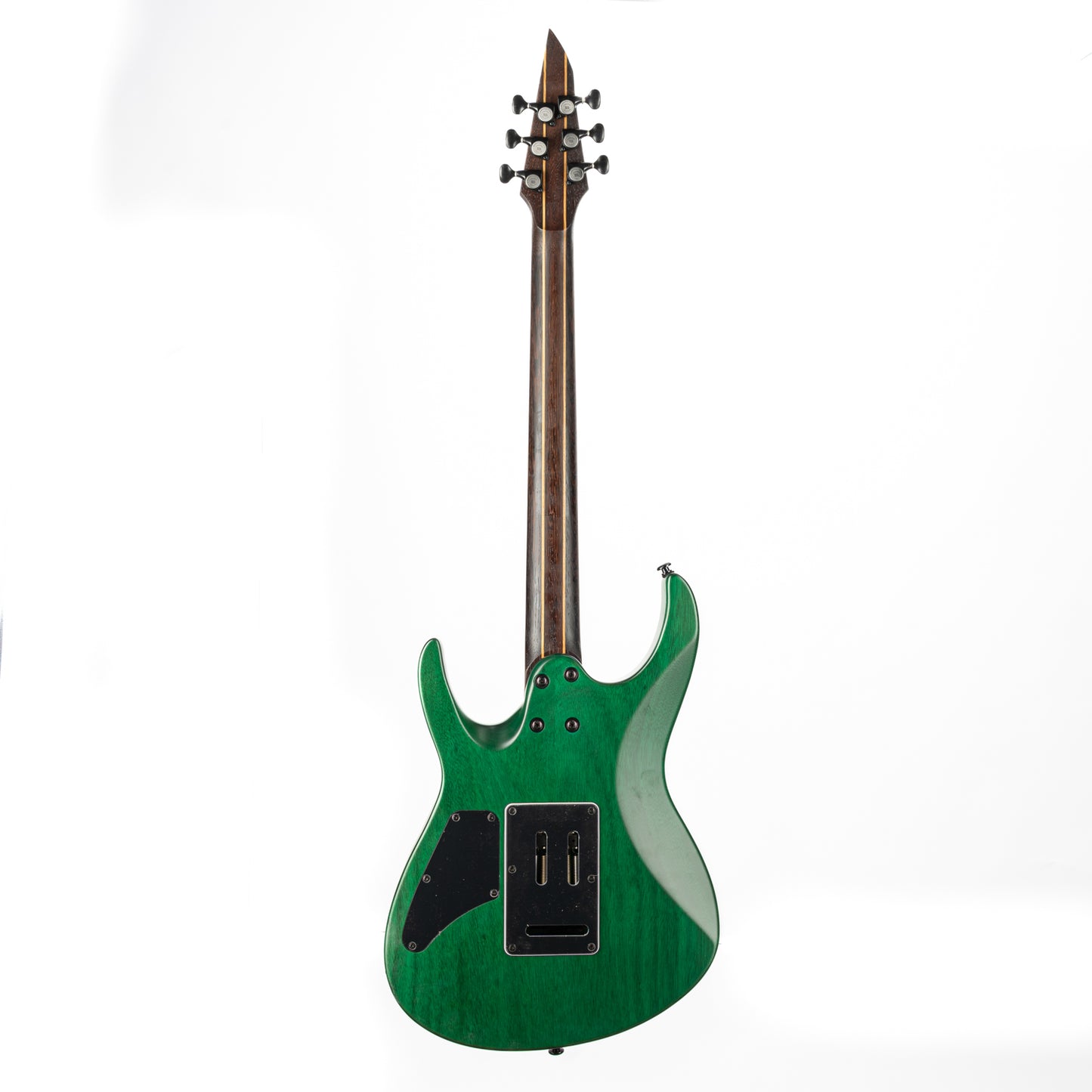 Eart Guitars, EX-H6-ULTRA Right Handed 6 Strings Electric Guitar, 2-Point Floating Tremolo Bridge,  Green Burst