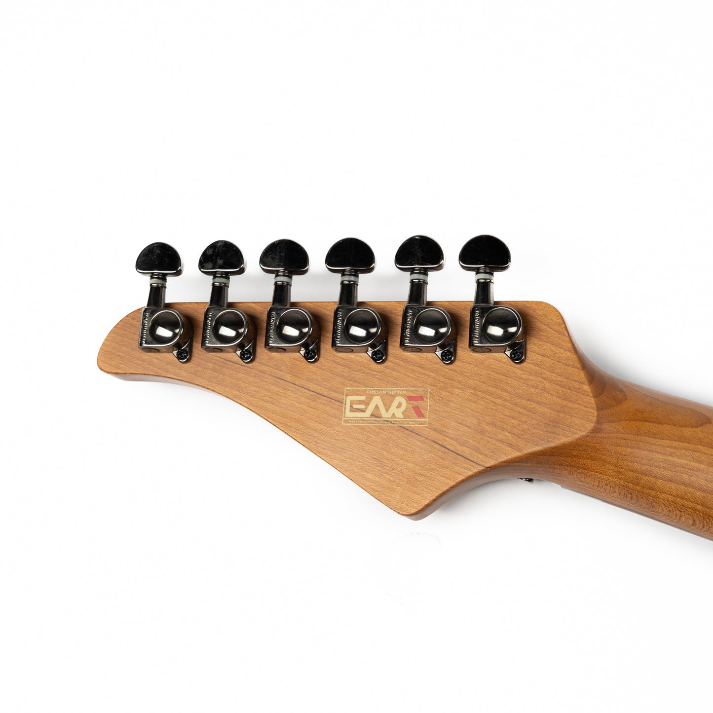 NK-1980_7 Eart Guitars, NK-1980, Floydrose Special Bridge, Roasted Book-match Mahogany Body Electric Guitar