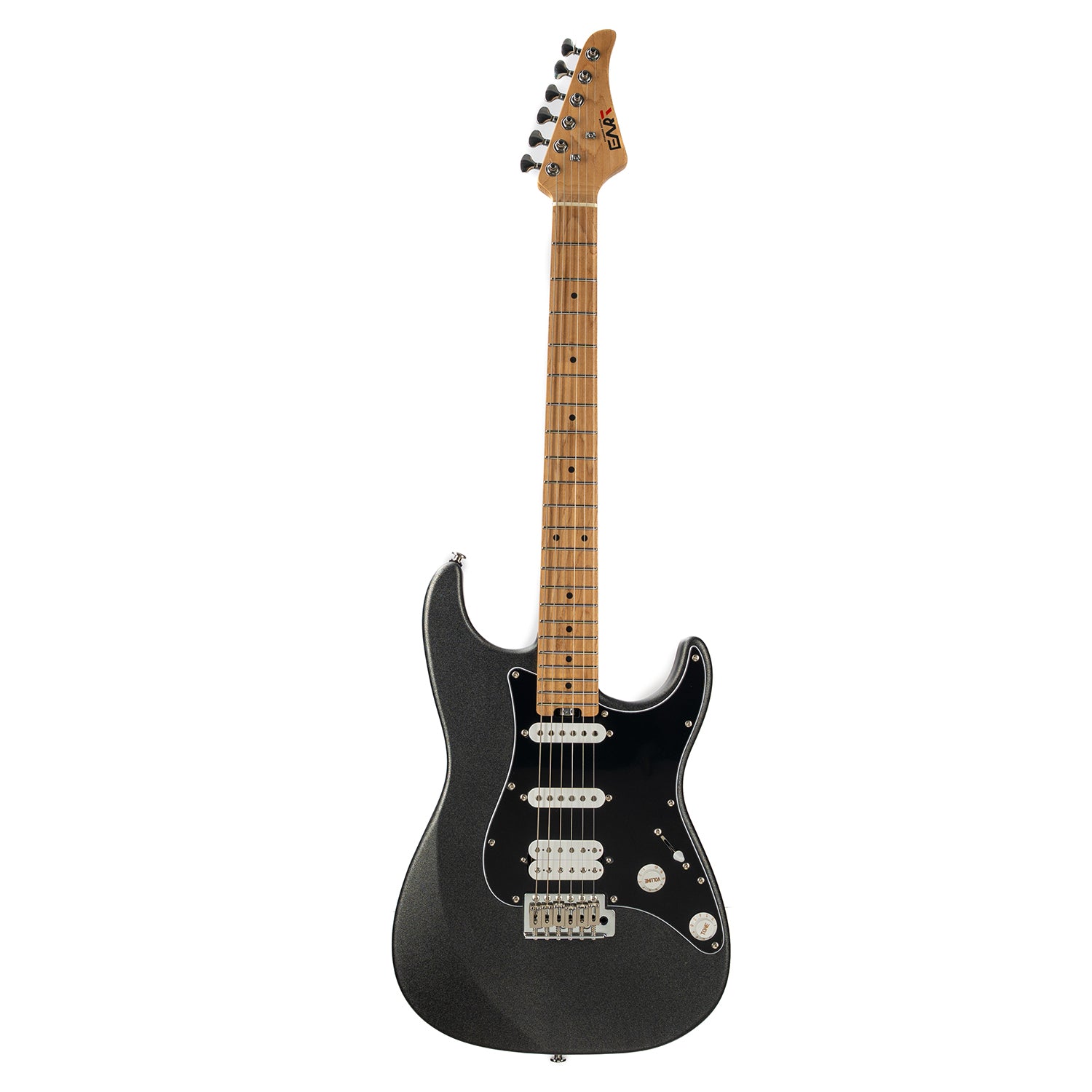 Nexus-S2_black Eart Guitars, Nexus-S2, Electric Guitar Roasted Mahogany Body Canada Maple Neck 25.5" 22 Frets Synchronized Tremolo Pearl Blue/Black/Tobacco Burst