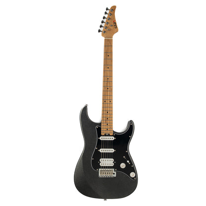 Nexus-S2_black Eart Guitars, Nexus-S2, Electric Guitar Roasted Mahogany Body Canada Maple Neck 25.5" 22 Frets Synchronized Tremolo Pearl Blue/Black/Tobacco Burst