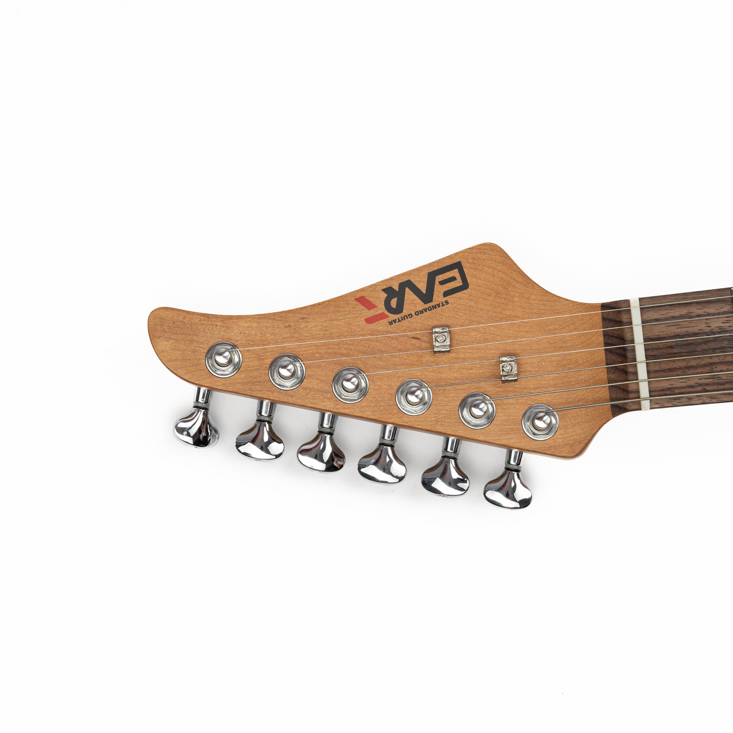 YMX-SG3_black_headstock_front Eart Guitars, YMX-SG3, SSS Ceramic Single Coil Pickups Vintage Style Electric Guitar, Metal Black