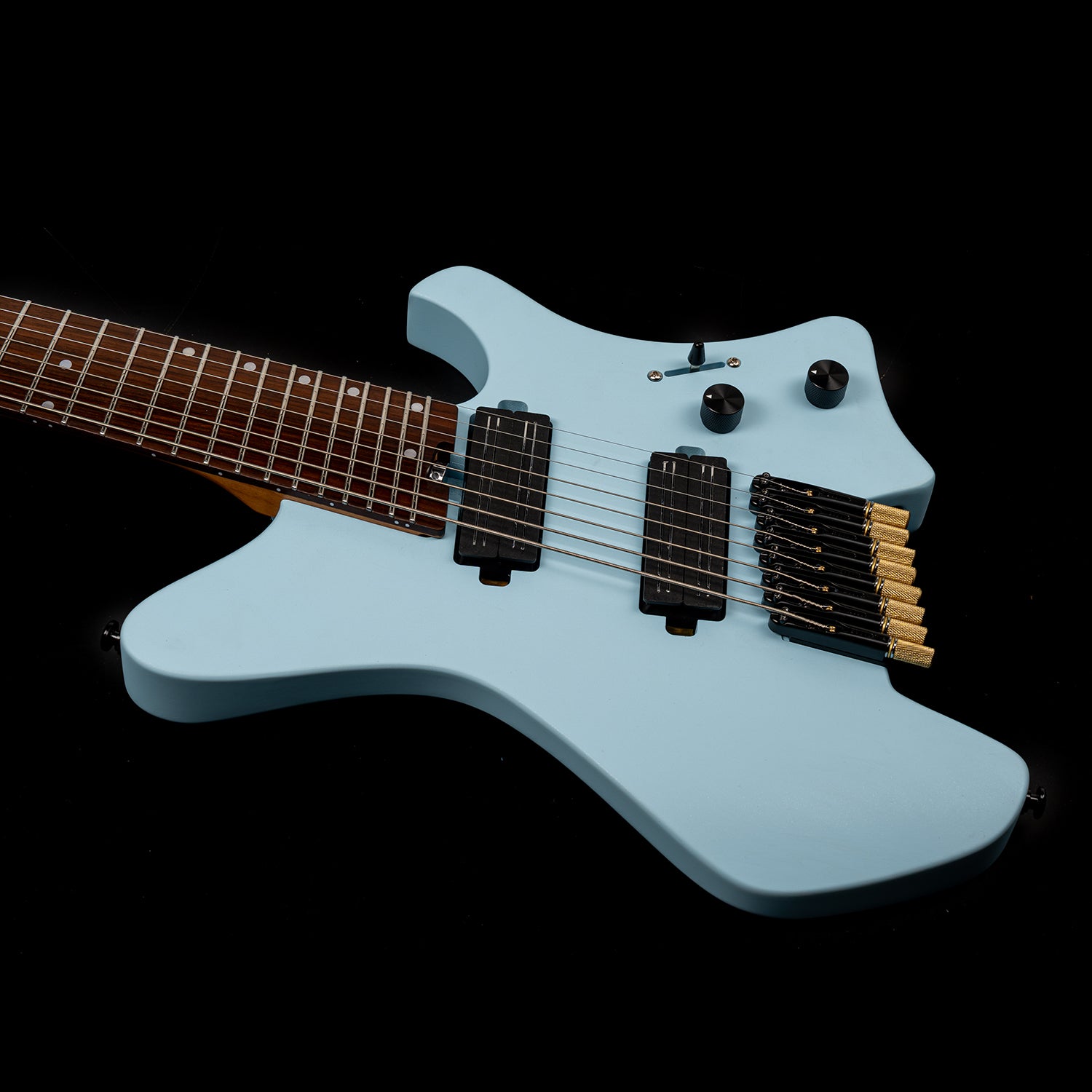 Eart Guitars GW-8F 8-String Headless Multiscale – Roasted Mahogany