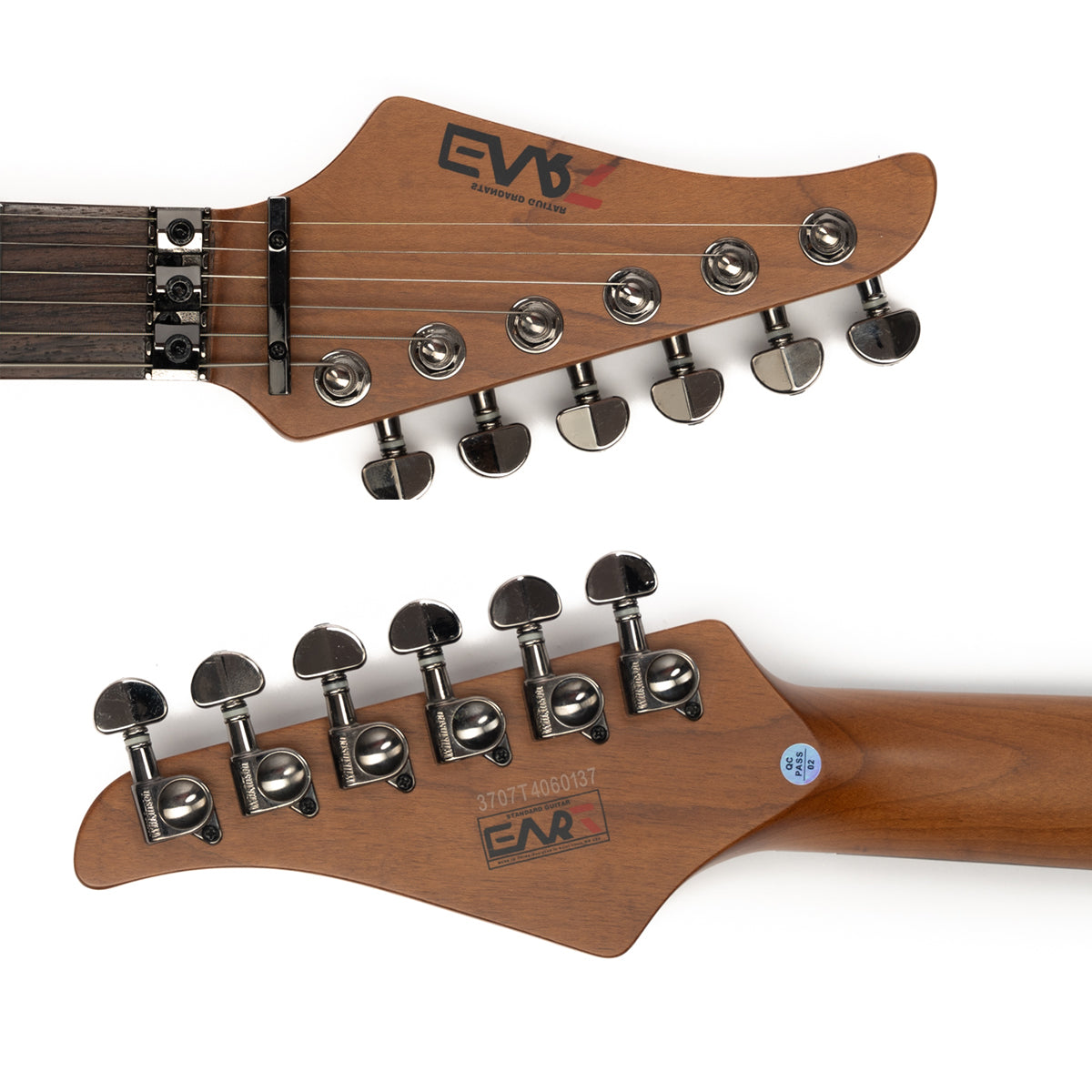 b2220c8765aa1d6cea0728e2c973a027 Eart Guitars, NK-1980, Modern Electric Guitar Roasted Mahogany Body, Roasted Maple Neck, Stainless Steel Frets, Floyd Rose Tremolo, HH Pickups