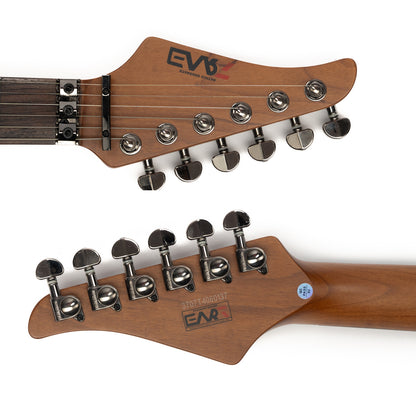 b2220c8765aa1d6cea0728e2c973a027 Eart Guitars, NK-1980, Modern Electric Guitar Roasted Mahogany Body, Roasted Maple Neck, Stainless Steel Frets, Floyd Rose Tremolo, HH Pickups