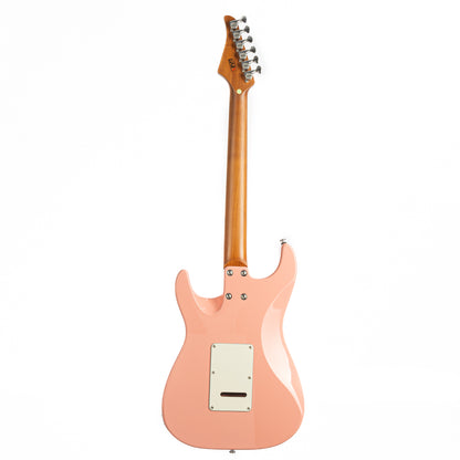 Eart Guitars, CP-1, HSS Pickups 2-Point Synchronized Tremolo Bridge Electric Guitar, Shell Pink