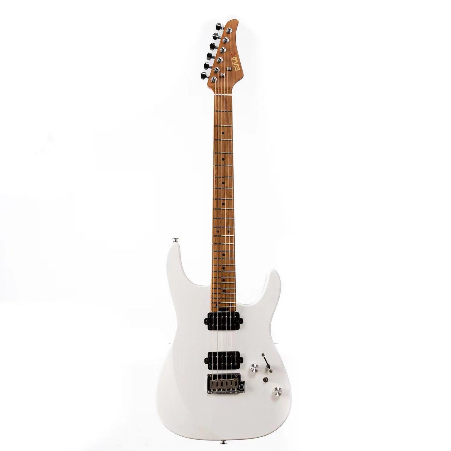 eart_dmx-10_pearl_white_main Eart Guitars, DMX-10, Roasted Maple Neck Stainless Steel Fret Floating Tremolo Ten Tones Electric Guitars - White