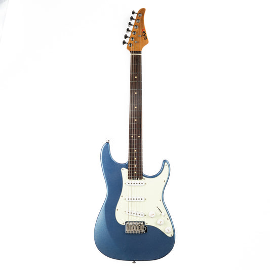 mmexport1716045916269_1 Eart Guitars, YMX-SG3, SSS Ceramic Single Coil Pickups Vintage Style Electric Guitar, Pearl Blue