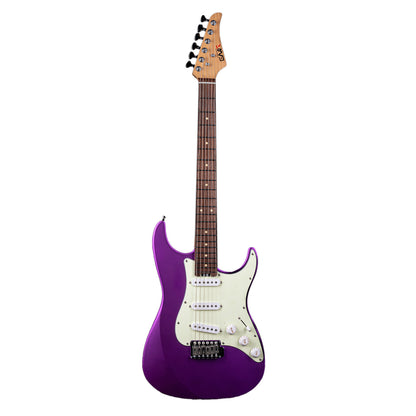 3_1_bd971685-8972-405a-a228-ffe96d5e0b43 Eart Guitars, YMX-SG3, SSS Roasted Book-match Mahogany Body Vintage Style Electric Guitar, Pearl Purple