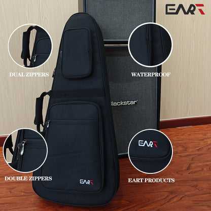 EART Gig Bag EHHG Black Bullet Case für Headless E-Gitarren