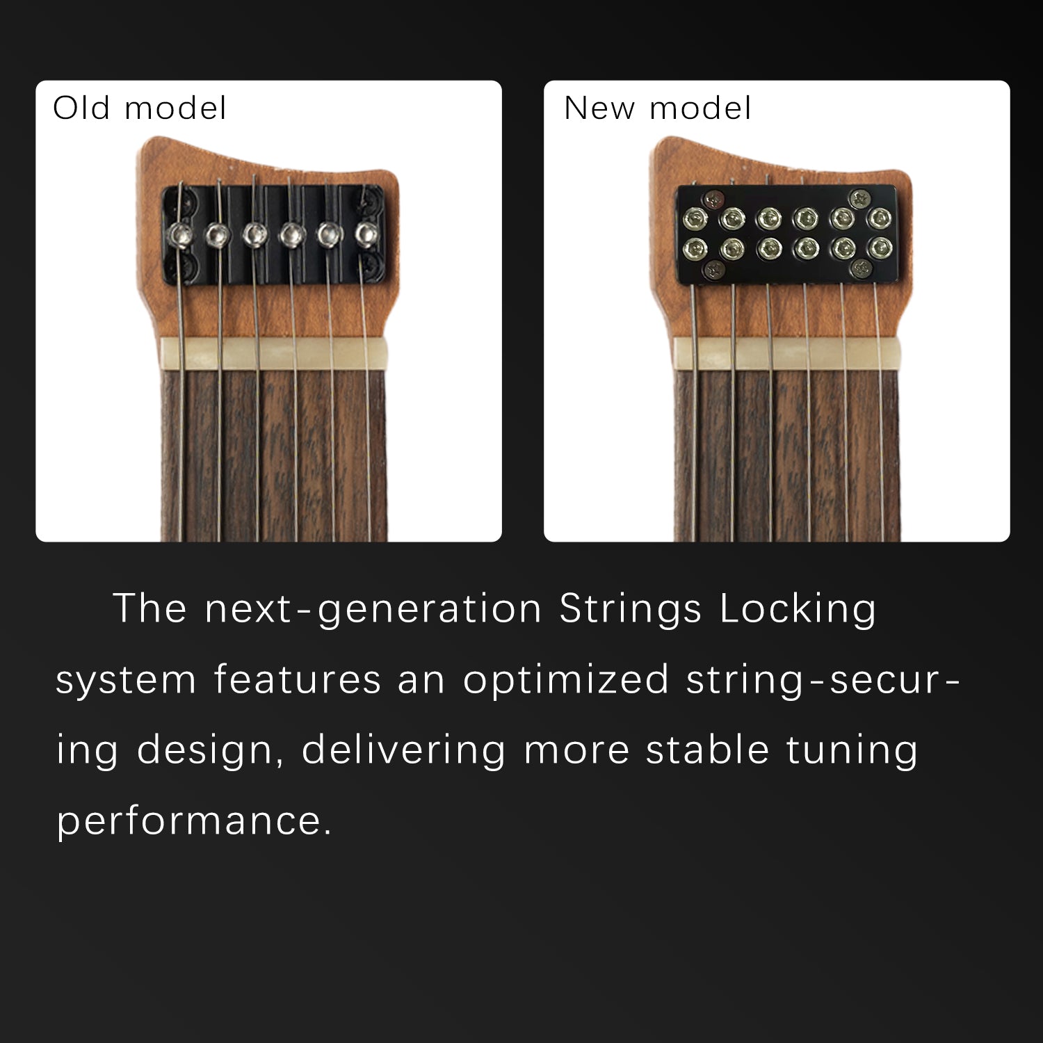 gw2-se_1_0318a162-191b-4797-b846-40492f21e179 Eart Electric Guitars GW2-SE, Roasted Mahogany Body Best Headless Guitar, Headstockless Travel Guitar