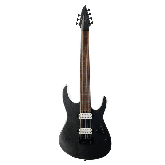 h7-semainimage Eart Guitars, H7-SE, 7-String Roasted Mahogany Electric Guitar, 5pc Roasted Maple+Padauk Neck, India Rosewood Fretboard