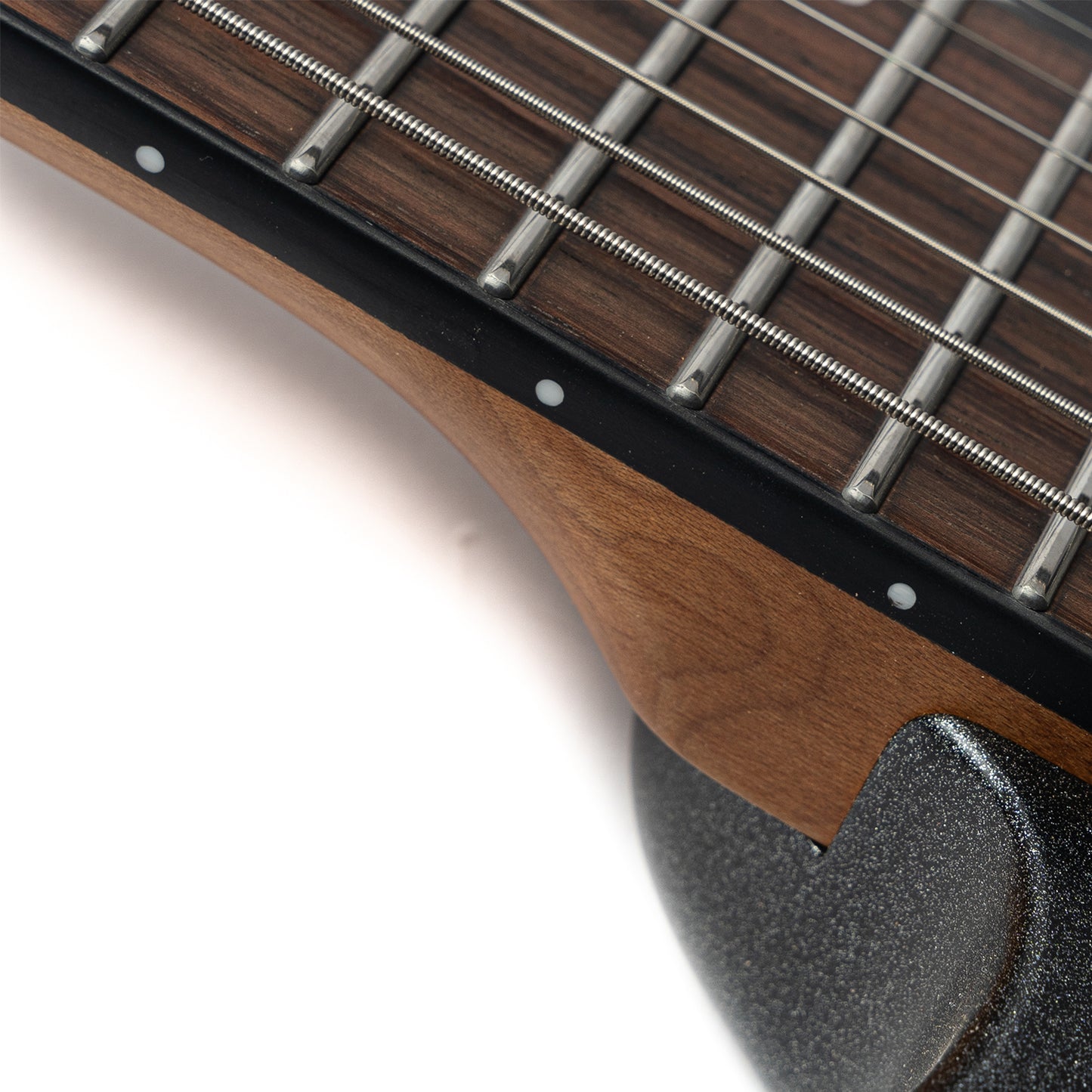 h7-seneck Eart Guitars, H7-SE, 7-String Roasted Mahogany Electric Guitar, 5pc Roasted Maple+Padauk Neck, India Rosewood Fretboard