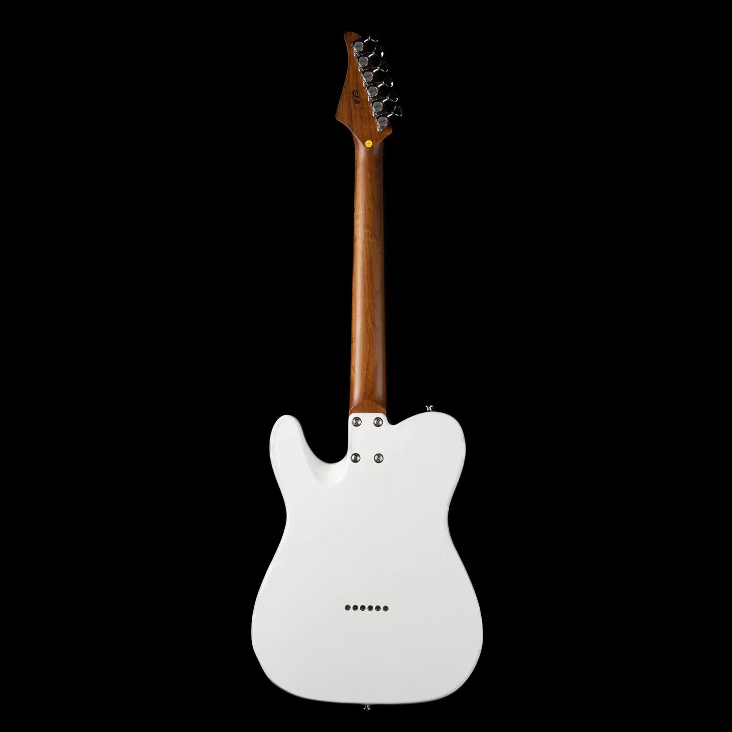 Eart Guitars, E-TT2, Semi Hollow Body Electric Guitars Humbucker Pickups Fixed Bridge LP3, White
