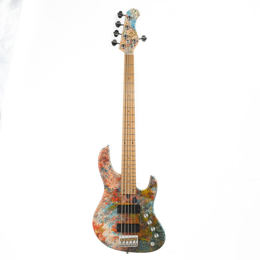 Eart Electric Guitars Bass Chinese Lacquer Art CLA-5B, 5 String Bass - EART-GUITAR