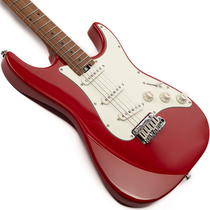 mmexport1718721119876_1 Eart Guitars, NK-VS60, 2-Point Synchronized Tremolo Bridge Alnico V Pickups Classic Electric Guitars, Red