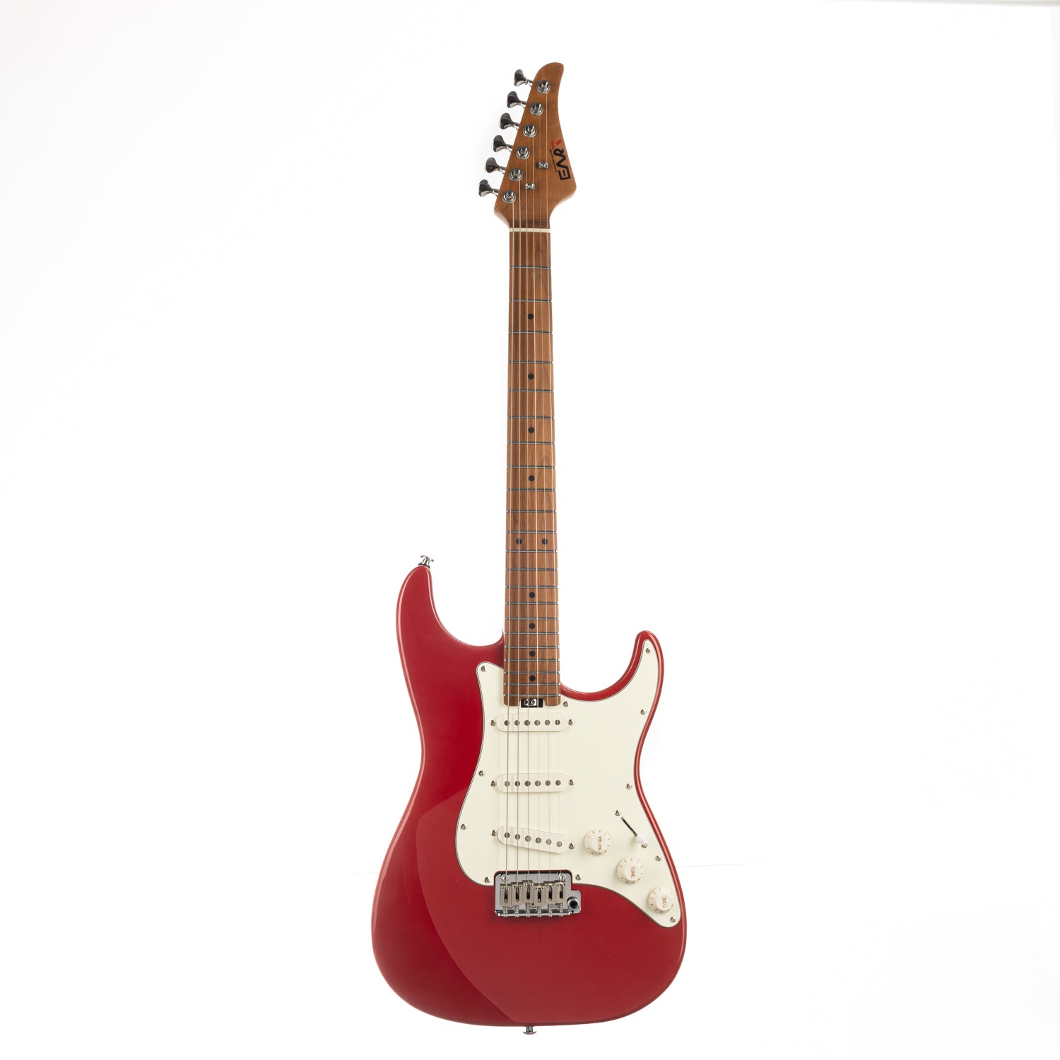 mmexport1718721145119_1 Eart Guitars, NK-VS60, 2-Point Synchronized Tremolo Bridge Alnico V Pickups Classic Electric Guitars, Red