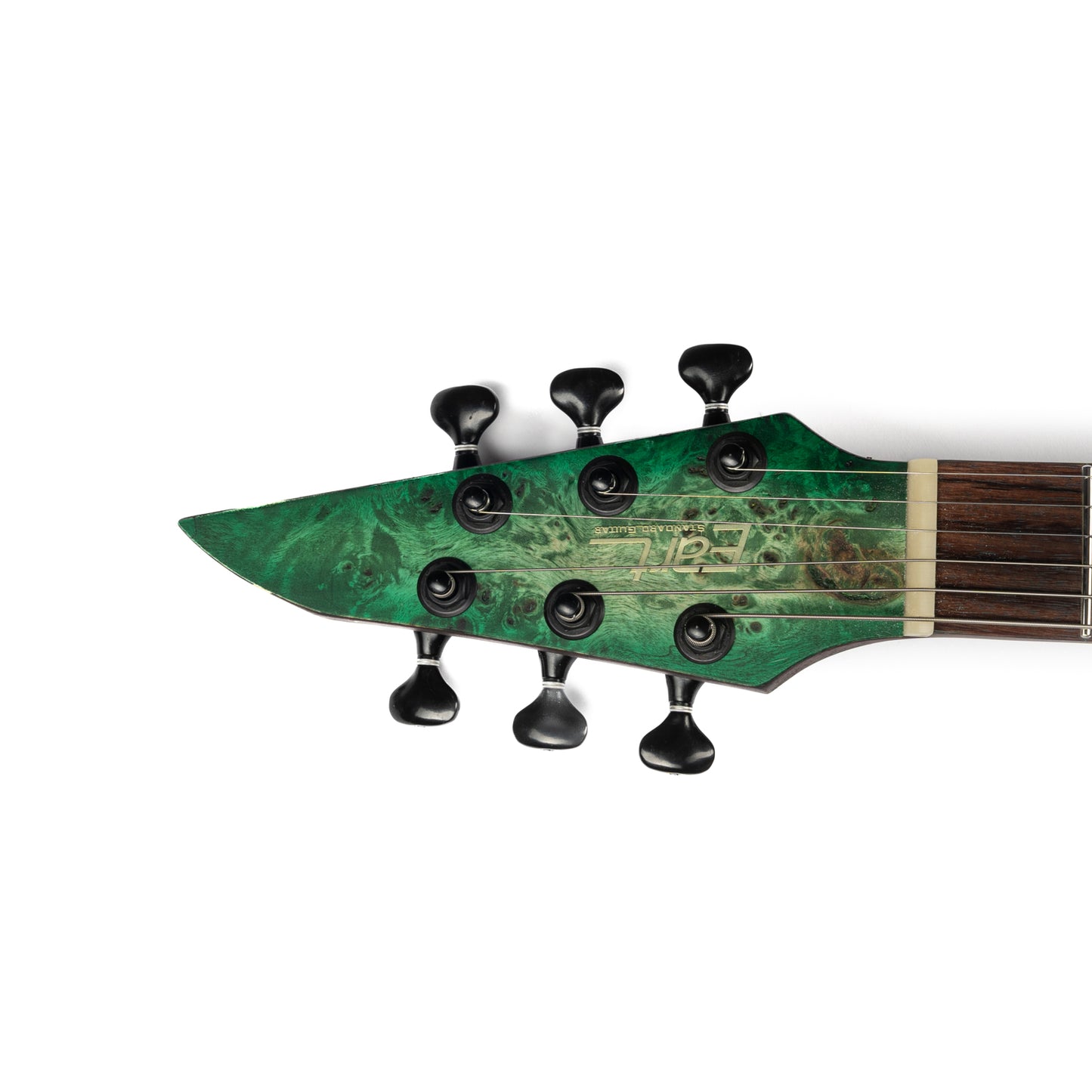 Eart Guitars, EX-H6-ULTRA Right Handed 6 Strings Electric Guitar, 2-Point Floating Tremolo Bridge,  Green Burst