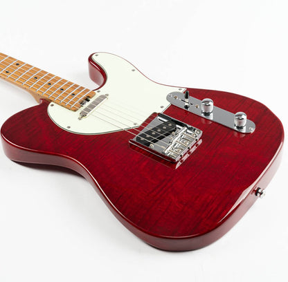 Eart Guitars, NK-C1(N), Single Coil Pickups, 3-saddle Bridge Electric Guitar, Red