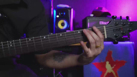 Eart Guitars, EYP-Pulse(EXP-6), Soild Body Electric Guitar Roasted Mahogany Body Artones-MDC135 Active Pickups Rock