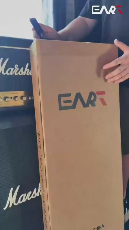 EART Guitars, EYP-Omni24, moderne 6-saitige E-Gitarre im ST-Stil mit Mahagonikorpus