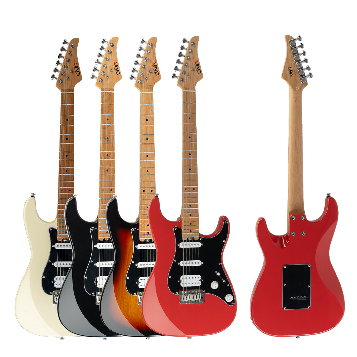 st2c EART Neo-Stage Boost (ST2C) Electric Guitar | Roasted Mahogany Body, Stainless Steel Frets & HSS Pickups