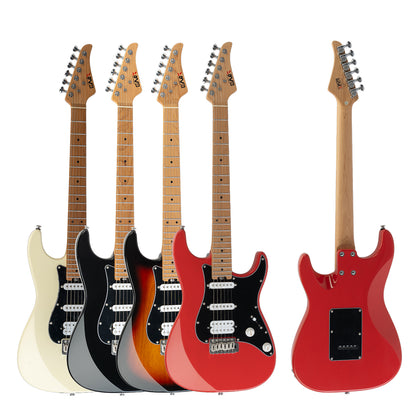 st2c EART Neo-Stage Boost (ST2C) Electric Guitar | Roasted Mahogany Body, Stainless Steel Frets & HSS Pickups